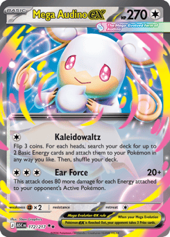 Mega Audino ex – Double Rare