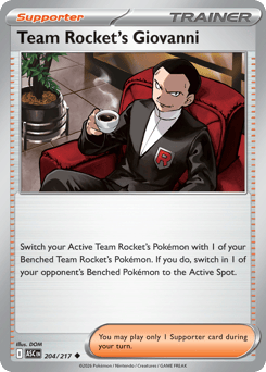 Team Rocket's Giovanni – Uncommon