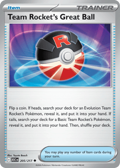 Team Rocket's Great Ball – Uncommon