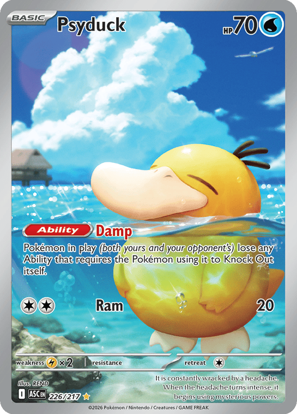 Psyduck – Illustration Rare – Ascended Heroes