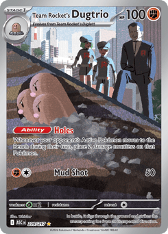 Team Rocket's Dugtrio – Illustration Rare