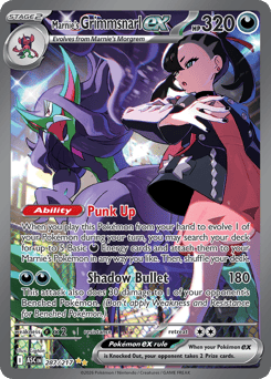 Marnie's Grimmsnarl ex – Special Illustration Rare