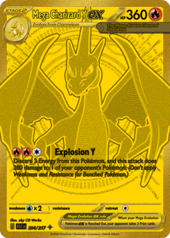 Mega Charizard Y ex – Mega Hyper Rare – Ascended Heroes