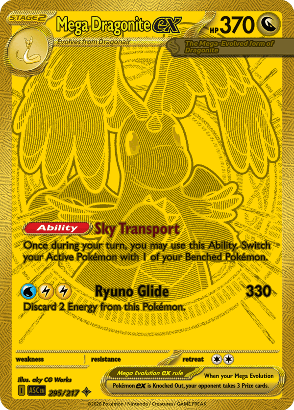 Mega Dragonite ex – Mega Hyper Rare – Ascended Heroes