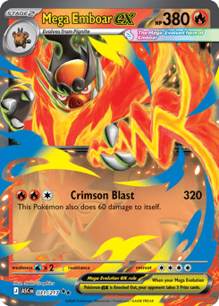 Mega Emboar ex – Double Rare