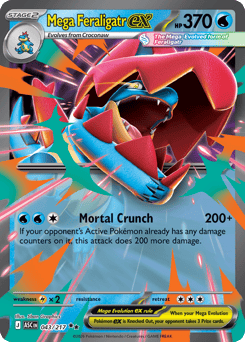 Mega Feraligatr ex – Double Rare
