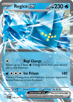 Regice ex – Double Rare