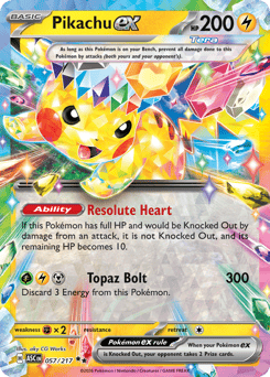 Pikachu ex – Double Rare