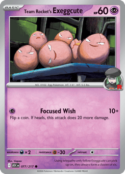 Team Rocket's Exeggcute – Common