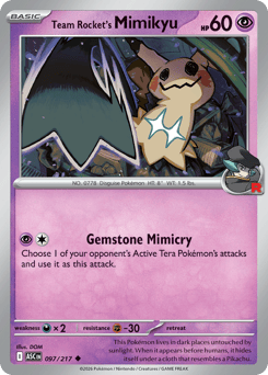 Team Rocket's Mimikyu – Uncommon