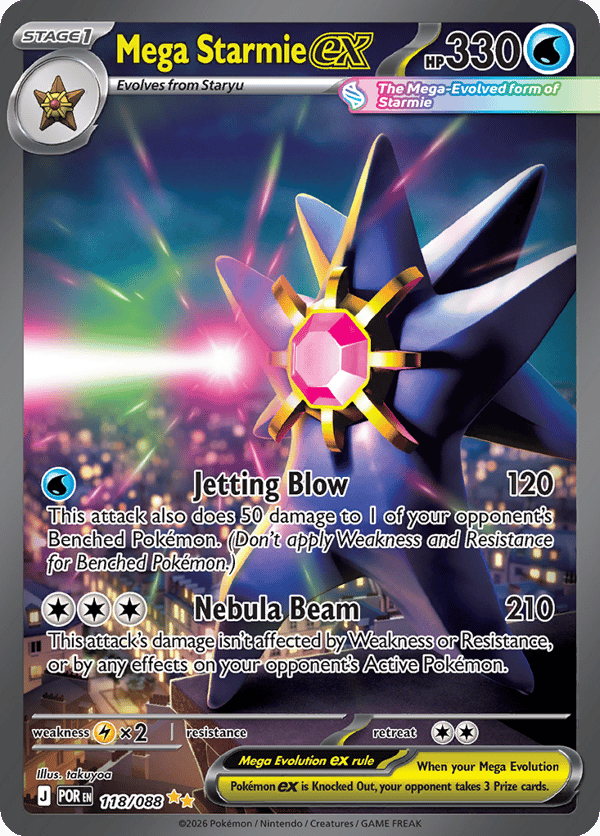 Mega Starmie ex – Special Illustration Rare – Perfect Order