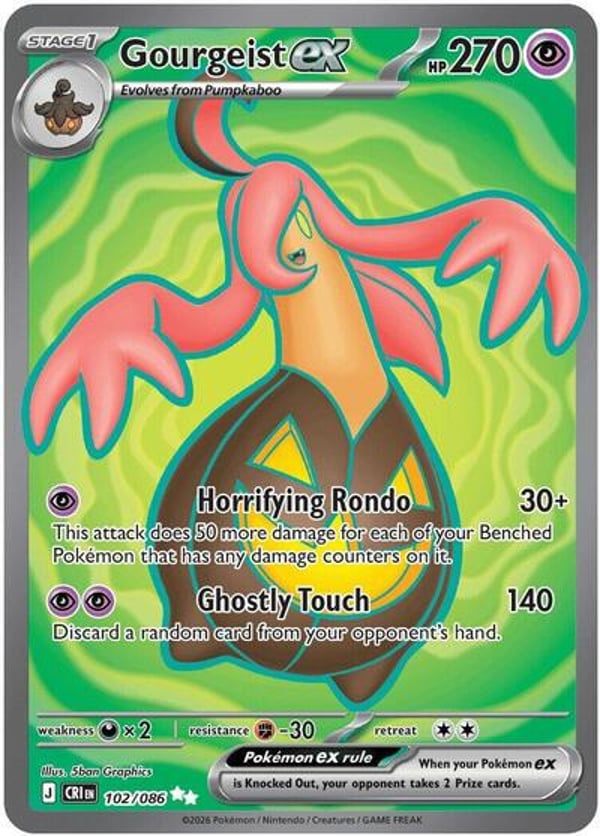Gourgeist ex – Ultra Rare – Chaos Rising