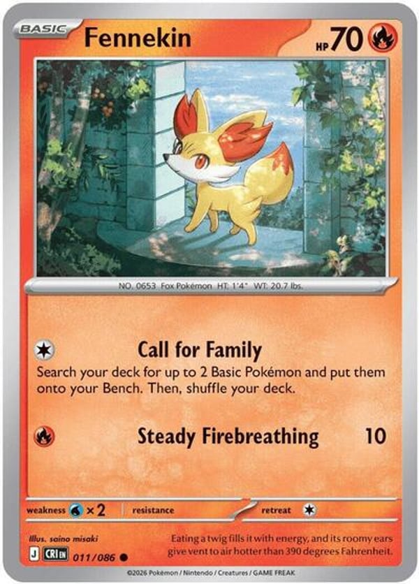 Fennekin – Common