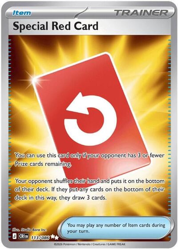 Special Red Card – Ultra Rare
