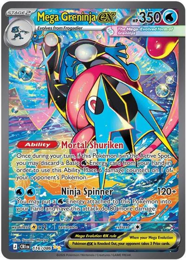 Mega Greninja ex – Chaos Rising