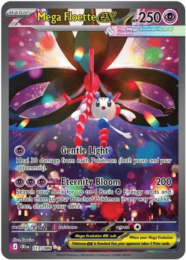 Mega Floette ex – Special Illustration Rare – Chaos Rising