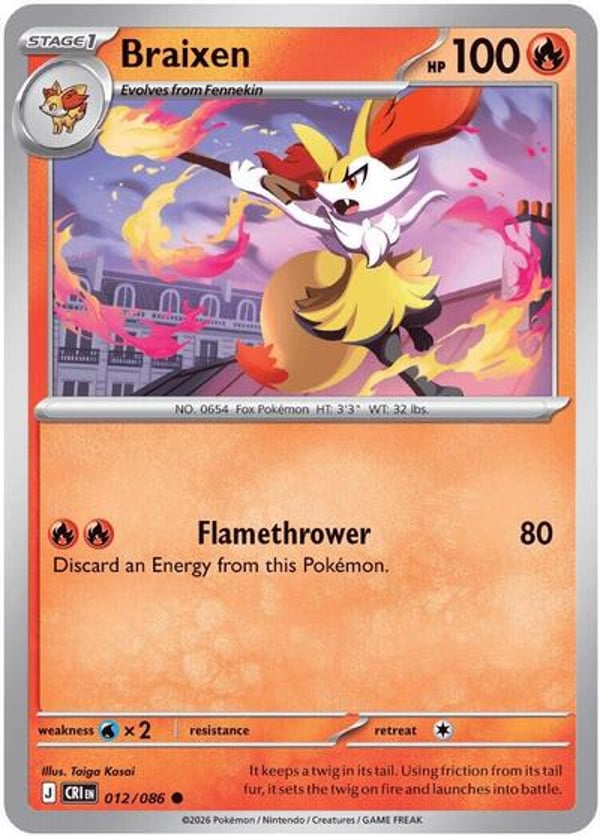 Braixen – Common