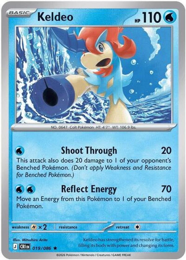 Keldeo – Rare