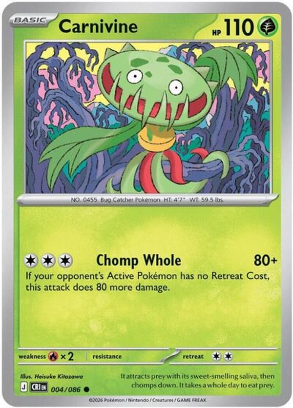 Carnivine – Common