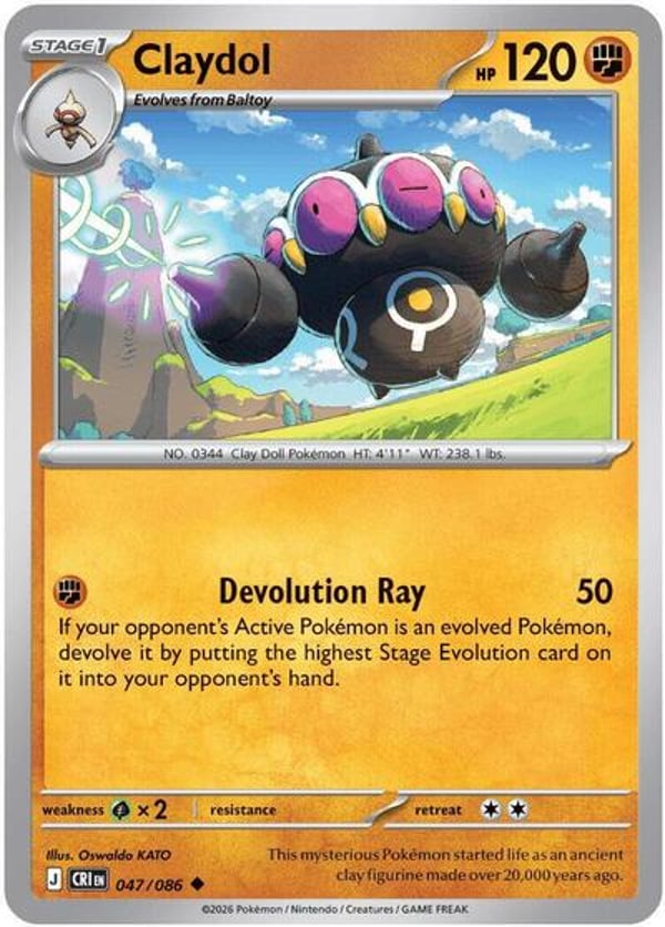 Claydol – Uncommon – Chaos Rising