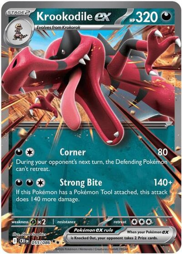 Krookodile ex – Double Rare