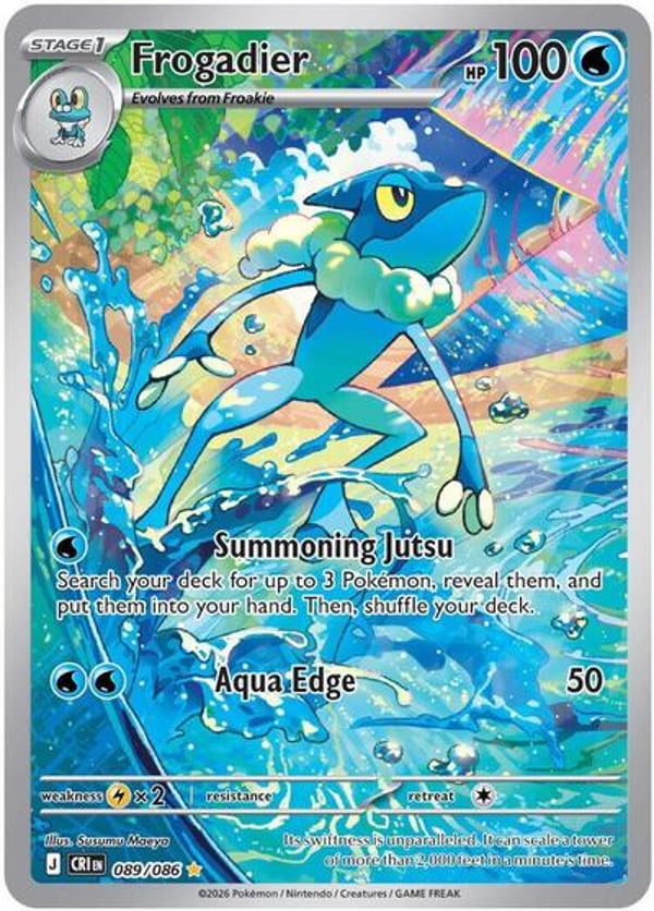 Frogadier – Illustration Rare