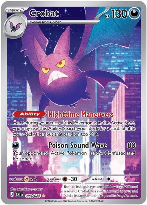 Crobat – Illustration Rare