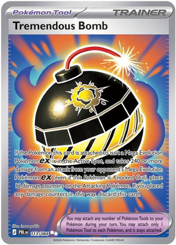 Tremendous Bomb #113 – Ultra Rare – Pitch Black