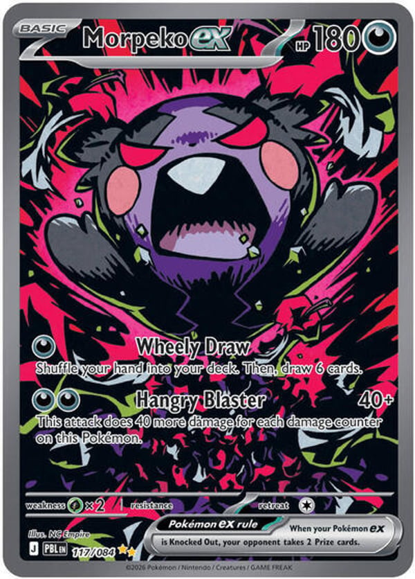 Morpeko ex – Special Illustration Rare – Pitch Black