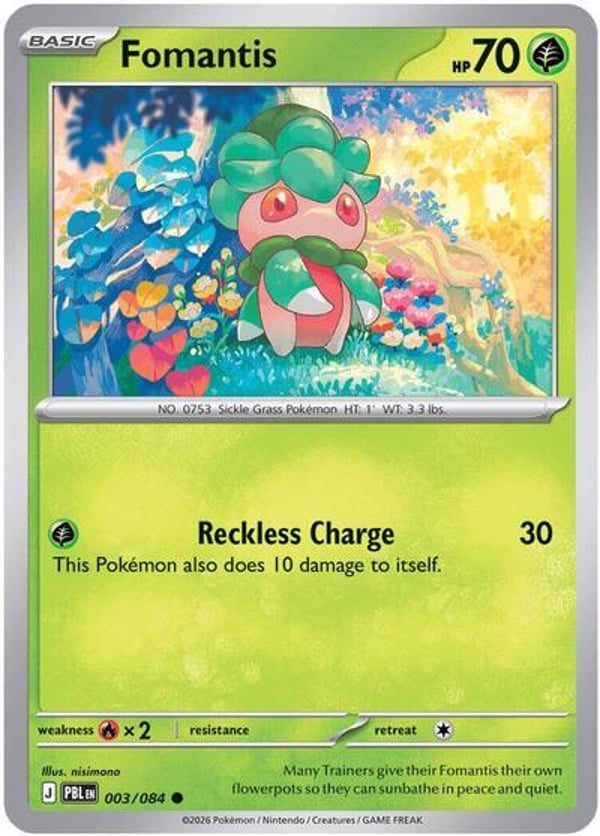 Fomantis #3 – Common – Pitch Black