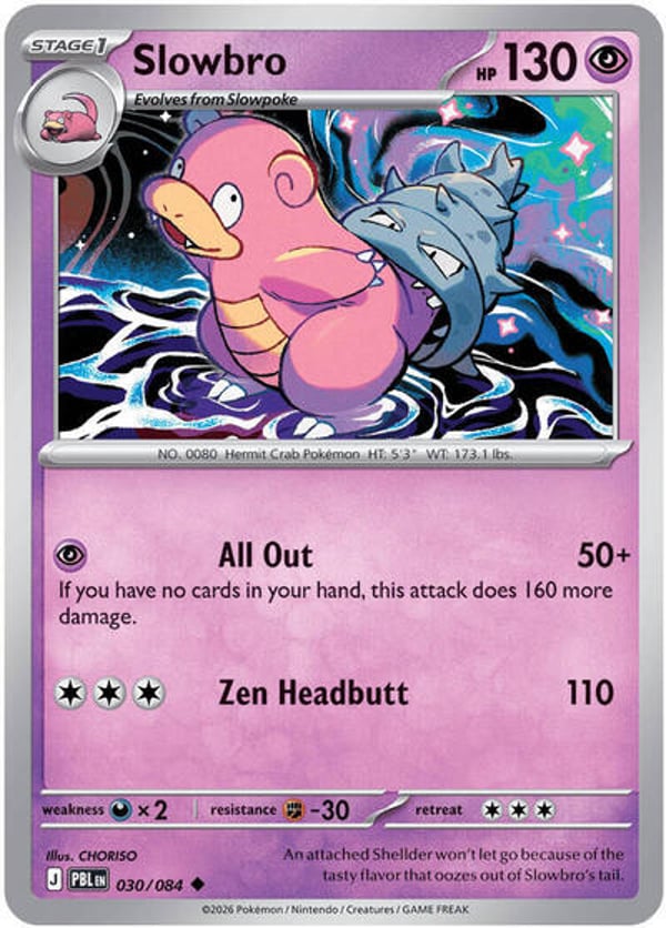 Slowbro #30 – Uncommon – Pitch Black