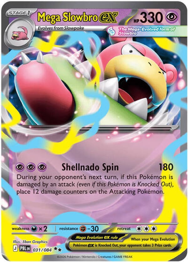 Mega Slowbro ex #31 – Double Rare – Pitch Black