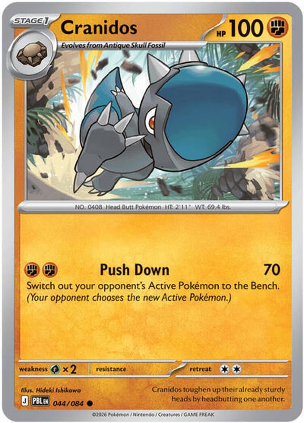 Cranidos #44 – Common – Pitch Black