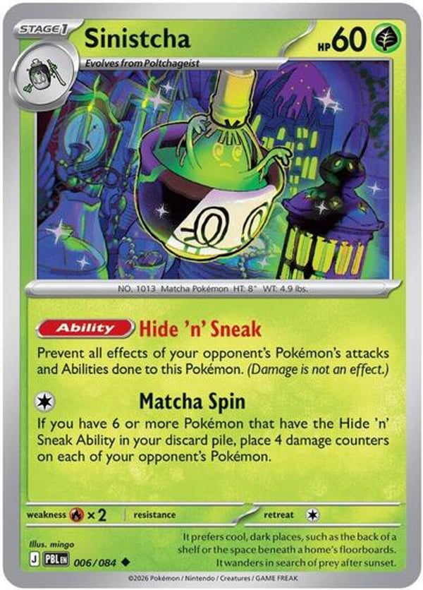Sinistcha #6 – Uncommon – Pitch Black