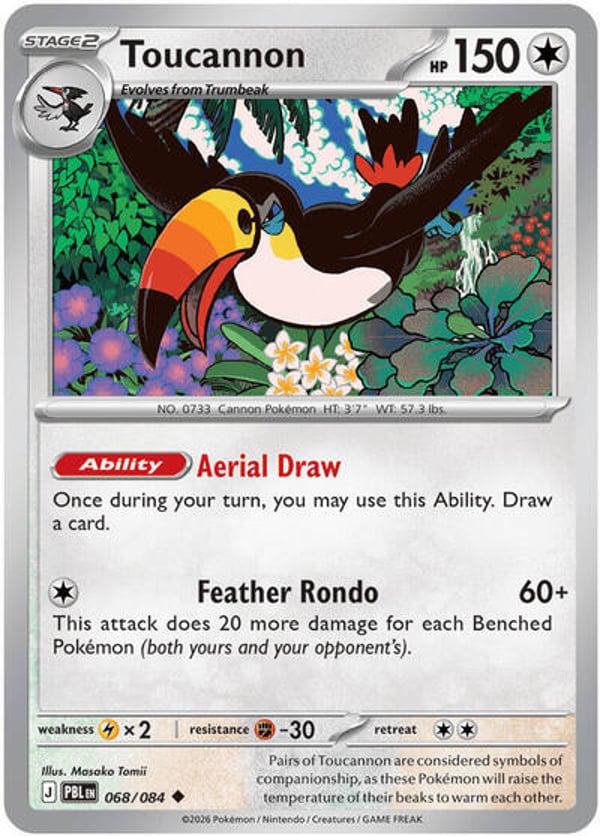 Toucannon #68 – Uncommon – Pitch Black