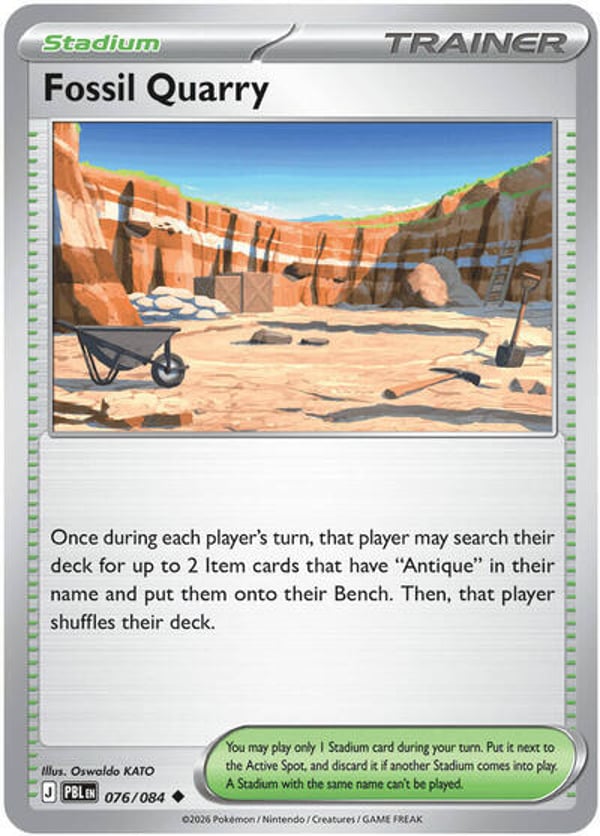 Fossil Quarry #76 – Uncommon – Pitch Black