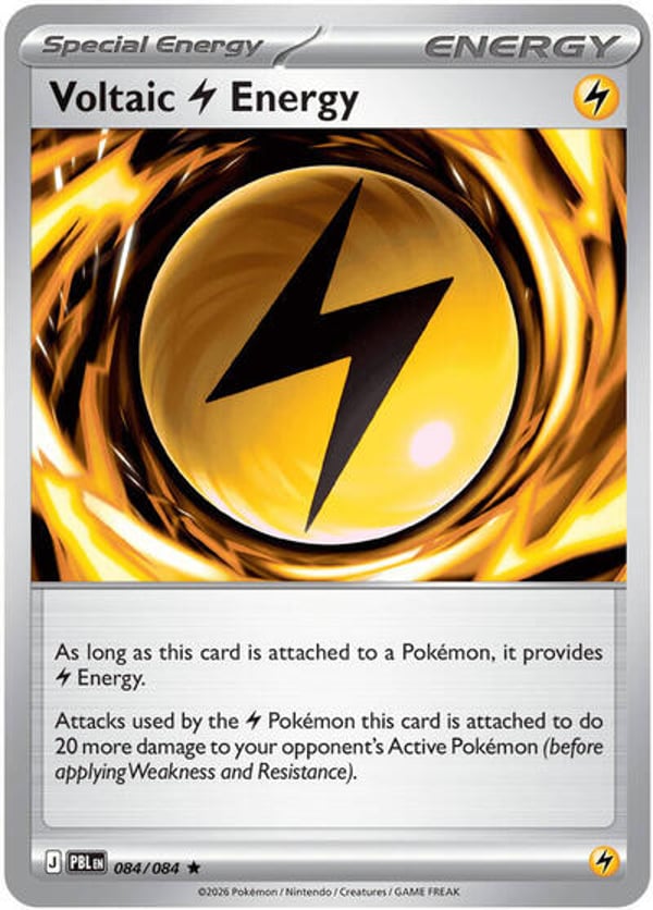 Voltaic Lightning Energy #84 – Rare – Pitch Black