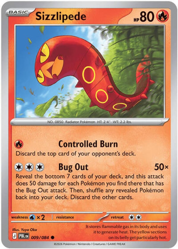 Sizzlipede #9 – Common – Pitch Black