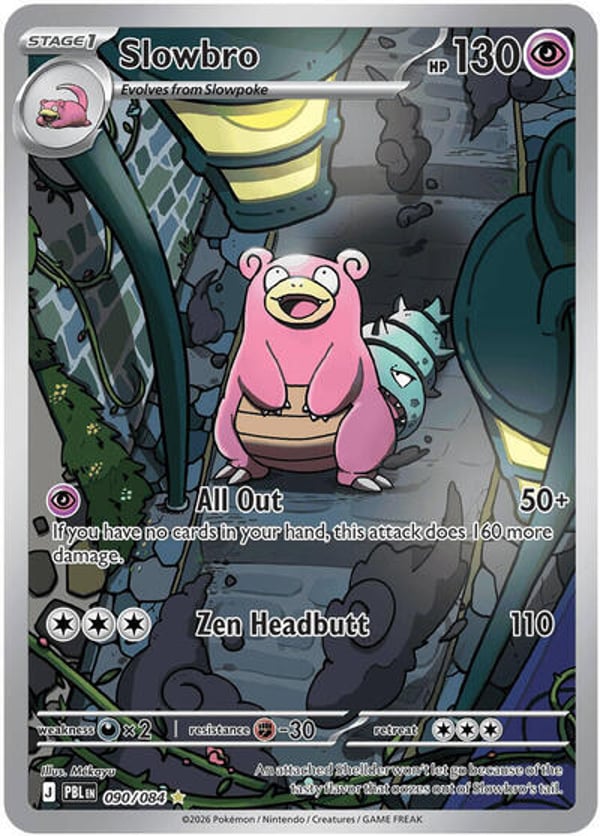 Slowbro – Illustration Rare – Pitch Black