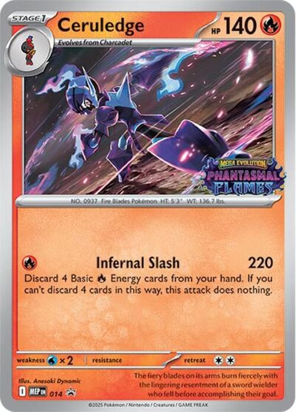Ceruledge (Prerelease) – Mega Evolution Promo