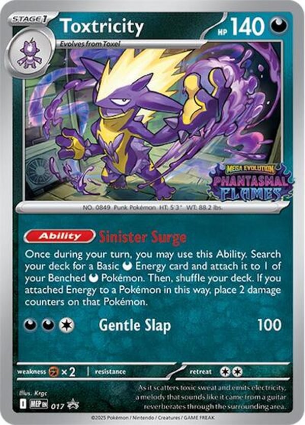Toxtricity (Prerelease) – Mega Evolution Promo