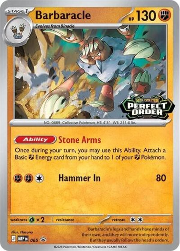 Barbaracle – Mega Evolution Promo