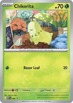 Chikorita (Cosmos Holo) – Promo