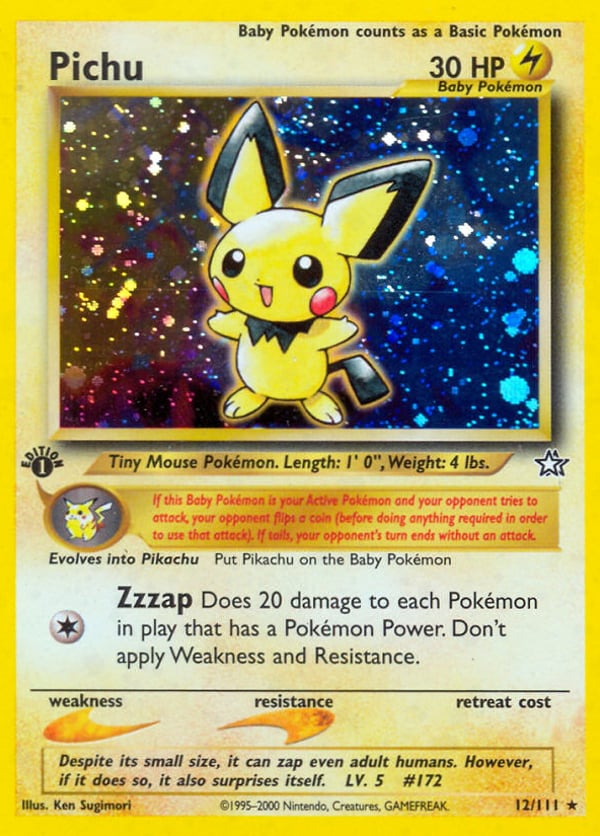 Pichu – Rare Holo – Neo Genesis