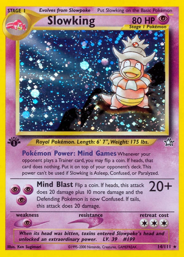 Slowking – Rare Holo – Neo Genesis