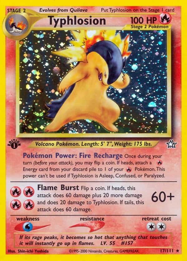Typhlosion – Rare Holo – Neo Genesis