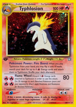 Typhlosion – Rare Holo