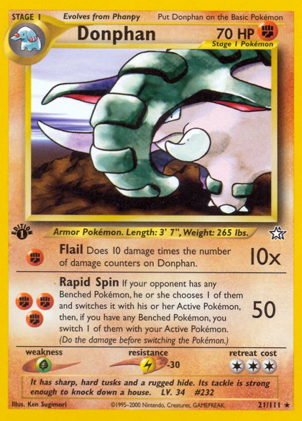 Donphan – Rare – Neo Genesis