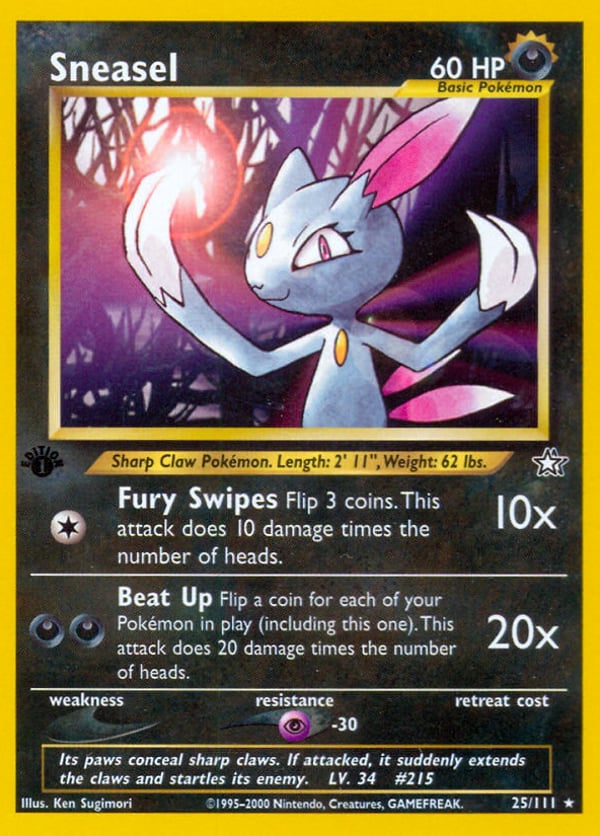 Sneasel – Neo Genesis