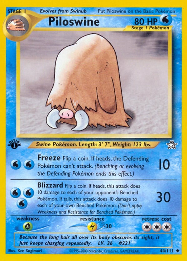 Piloswine – Neo Genesis